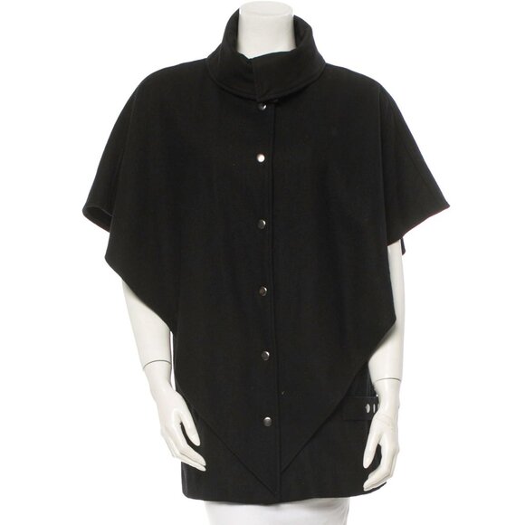 Nicholas K Black Sleeveless Wool Coat XS - Picture 1 of 4